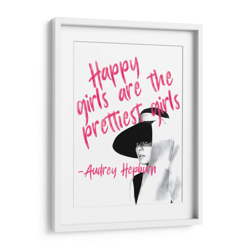 Happy Audrey Hepburn - Nayeli Cabrera | Cuadro decorativo de Canvas Lab