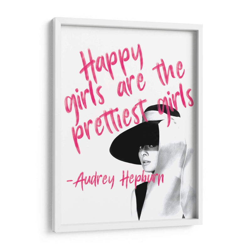 Happy Audrey Hepburn - Nayeli Cabrera | Cuadro decorativo de Canvas Lab