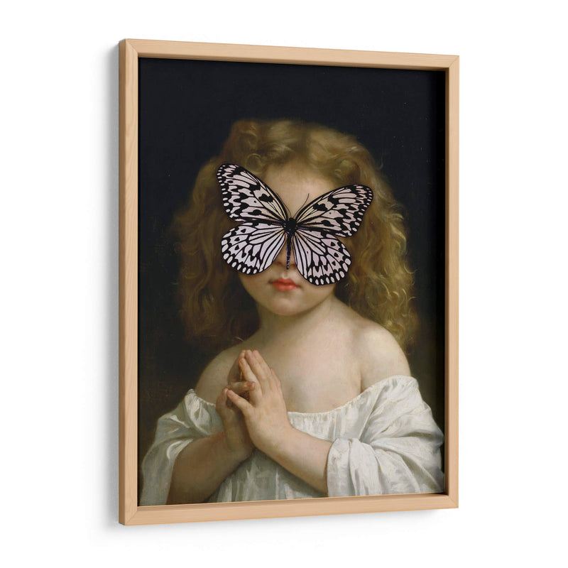 niña mariposa blanca - Nayeli Cabrera | Cuadro decorativo de Canvas Lab