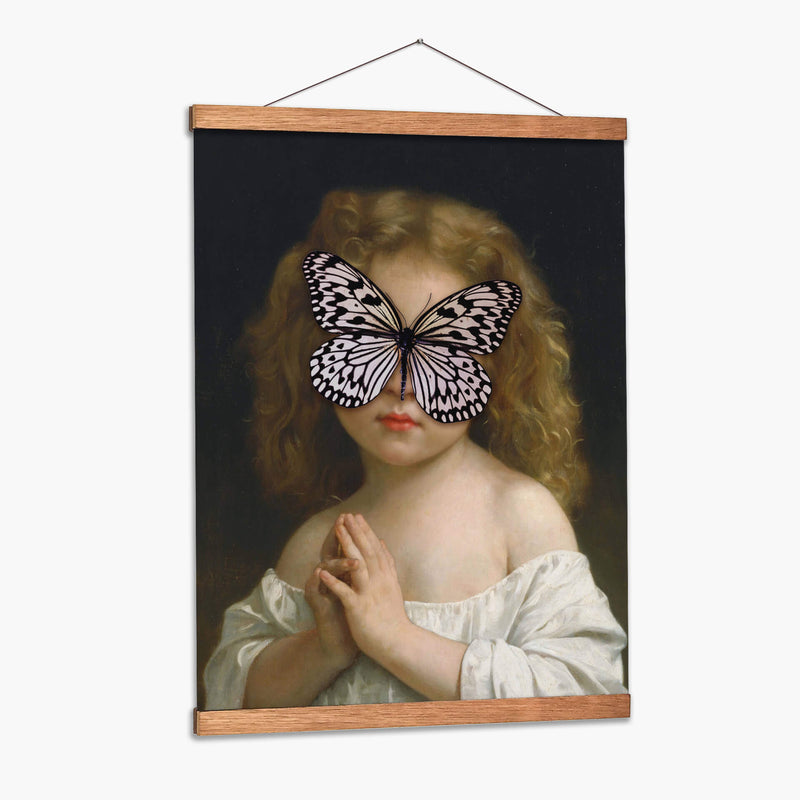 niña mariposa blanca - Nayeli Cabrera | Cuadro decorativo de Canvas Lab