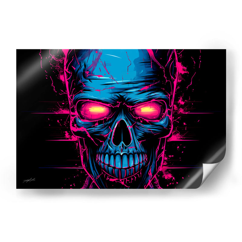 RETROWAVE - TERMINATOR - DeLaVegaGaming | Cuadro decorativo de Canvas Lab