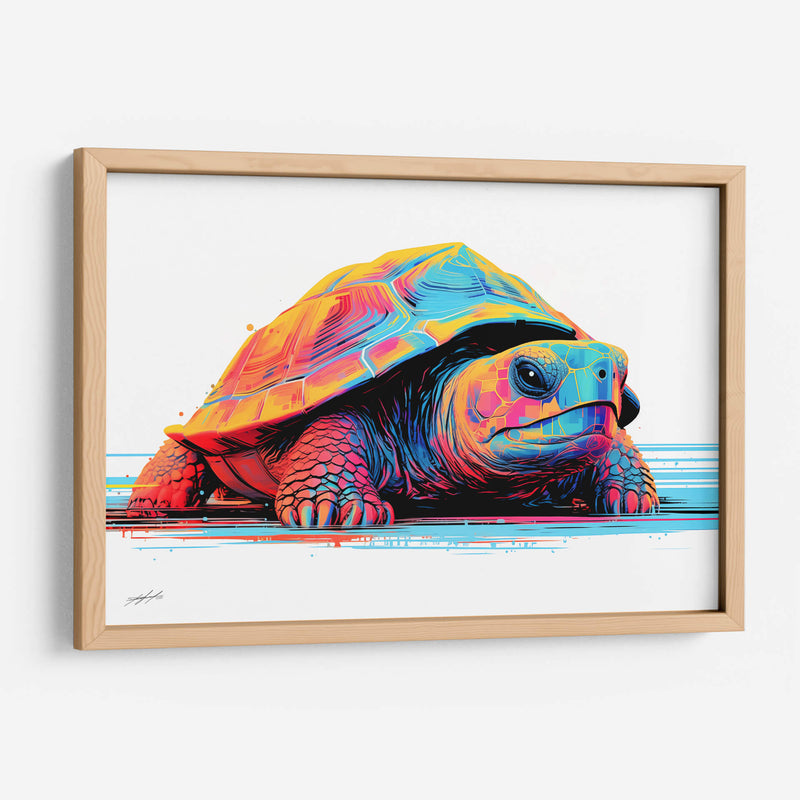 RETROWAVE - TURTLE - DeLaVegaGaming | Cuadro decorativo de Canvas Lab