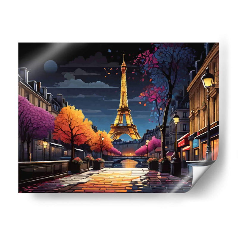 Noche en Paris - Infiniity Art | Cuadro decorativo de Canvas Lab