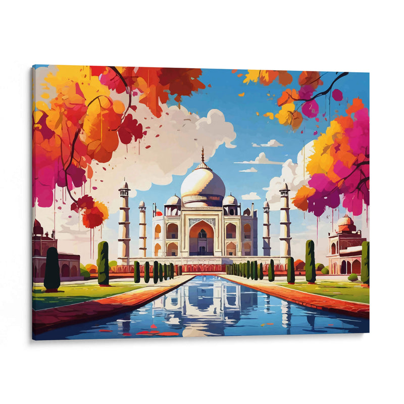 Taj Mahal Colorido - Infiniity Art | Cuadro decorativo de Canvas Lab