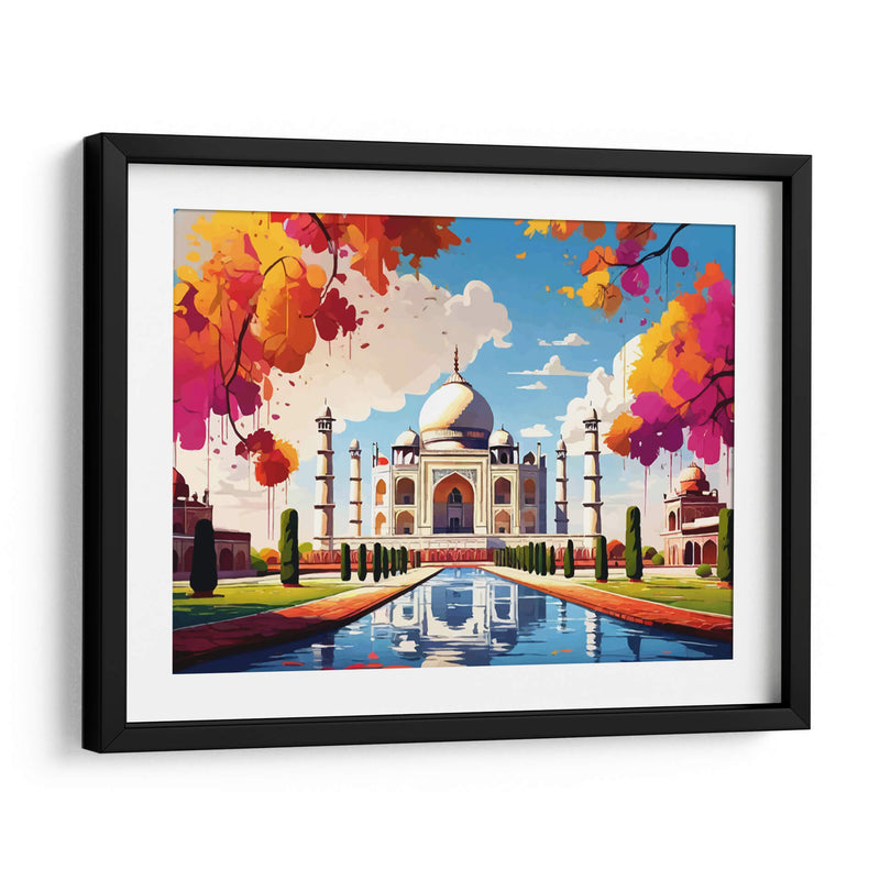 Taj Mahal Colorido - Infiniity Art | Cuadro decorativo de Canvas Lab