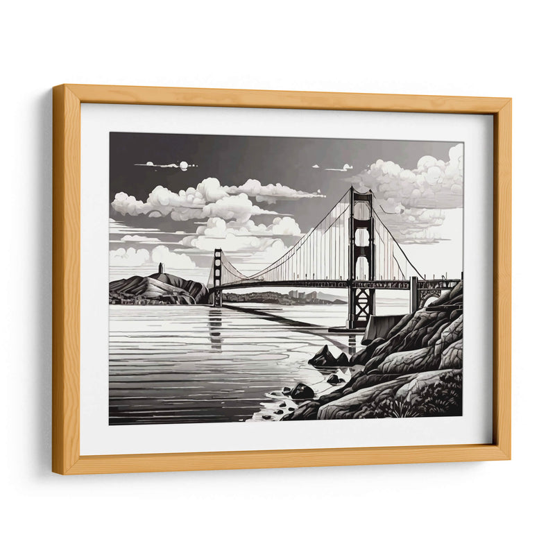 Golden Gate B - Infiniity Art | Cuadro decorativo de Canvas Lab