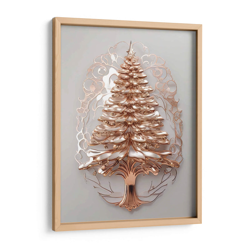 Árbol de Navidad Dorado - Infiniity Art | Cuadro decorativo de Canvas Lab