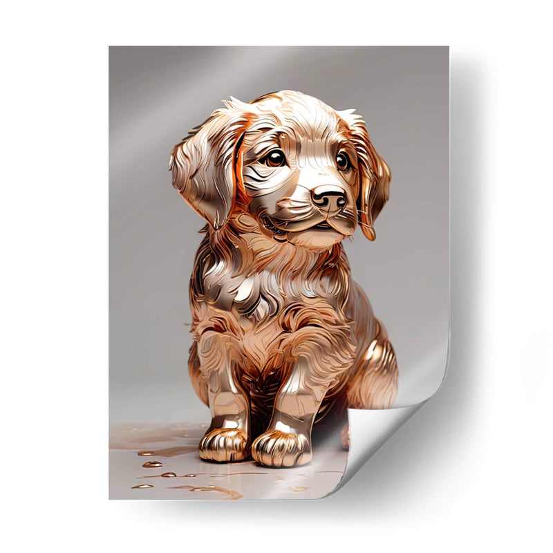 Golden Retriever Dorado - Infiniity Art | Cuadro decorativo de Canvas Lab