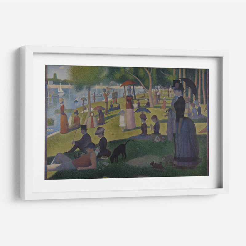 Una tarde de domingo en la isla de la Grande Jatte - Georges Seurat | Cuadro decorativo de Canvas Lab