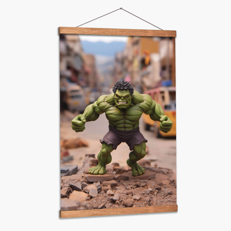 Mi Pequeño Hulk - DeLaVegaGaming | Cuadro decorativo de Canvas Lab