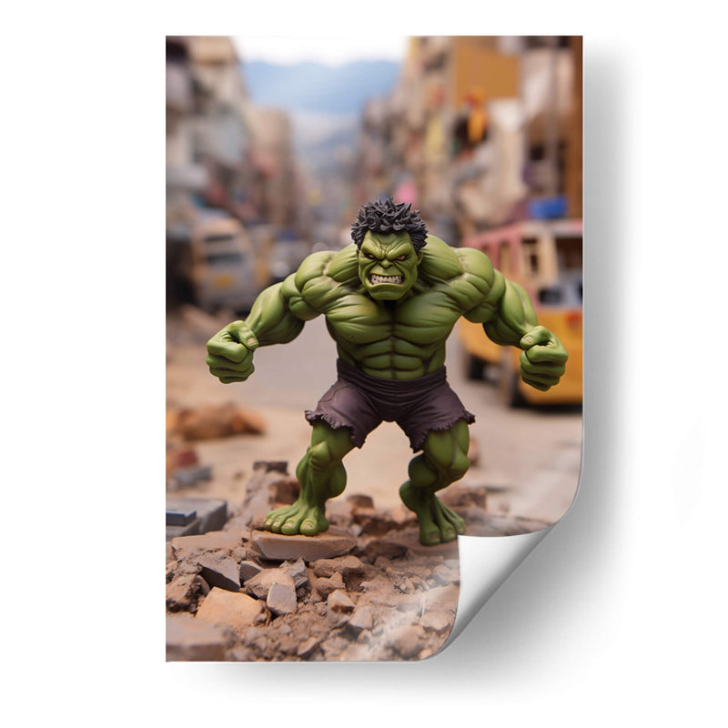 Mi Pequeño Hulk - DeLaVegaGaming | Cuadro decorativo de Canvas Lab