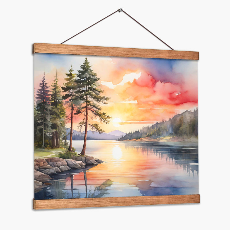 Vista al Lago - Infiniity Art | Cuadro decorativo de Canvas Lab