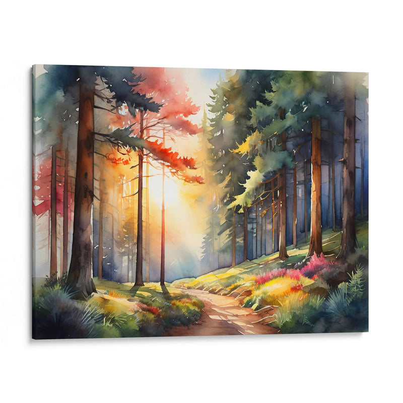 Atardecer en el bosque - Infiniity Art | Cuadro decorativo de Canvas Lab