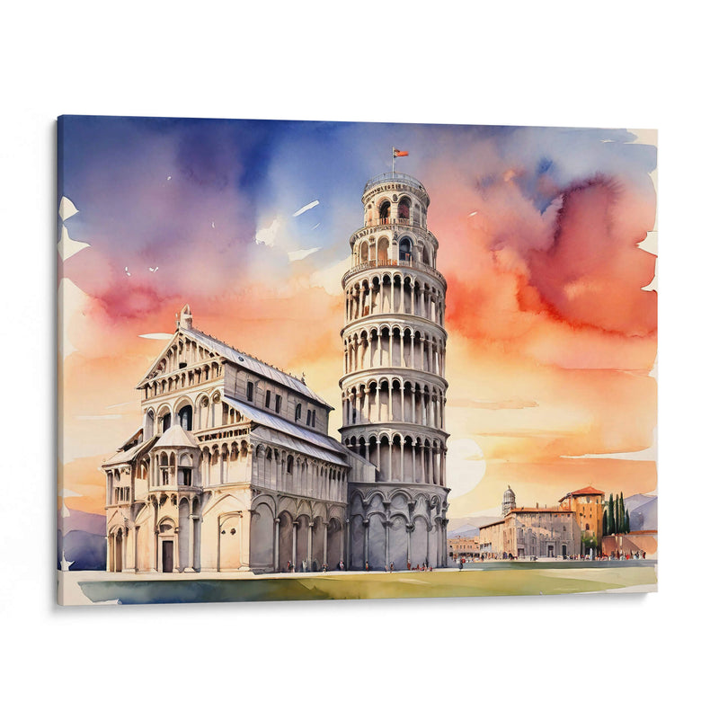 Torre Inclinada de Pisa - Infiniity Art | Cuadro decorativo de Canvas Lab