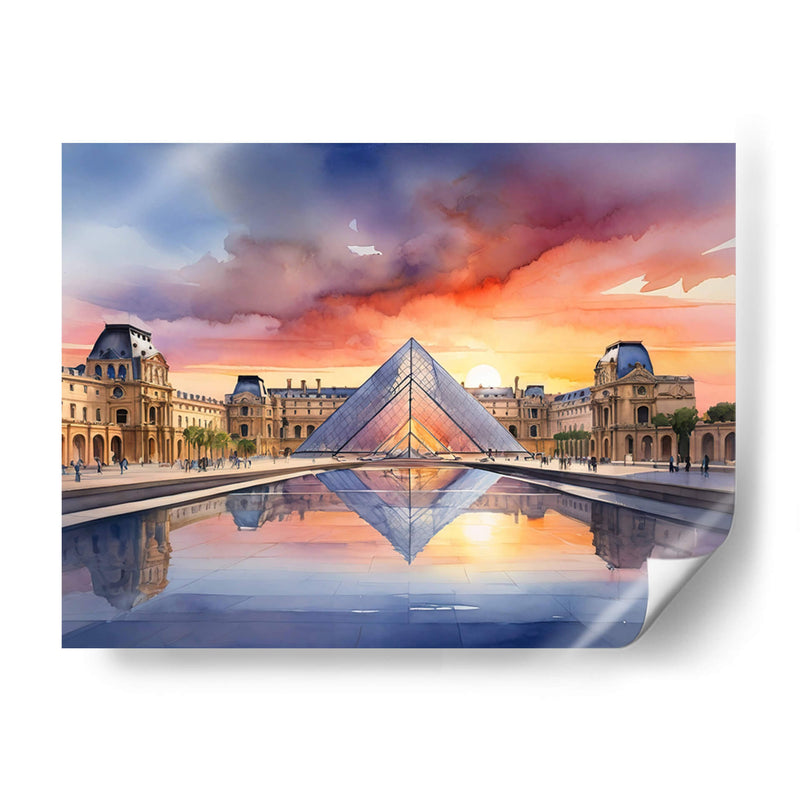 Museo de Louvre - Infiniity Art | Cuadro decorativo de Canvas Lab