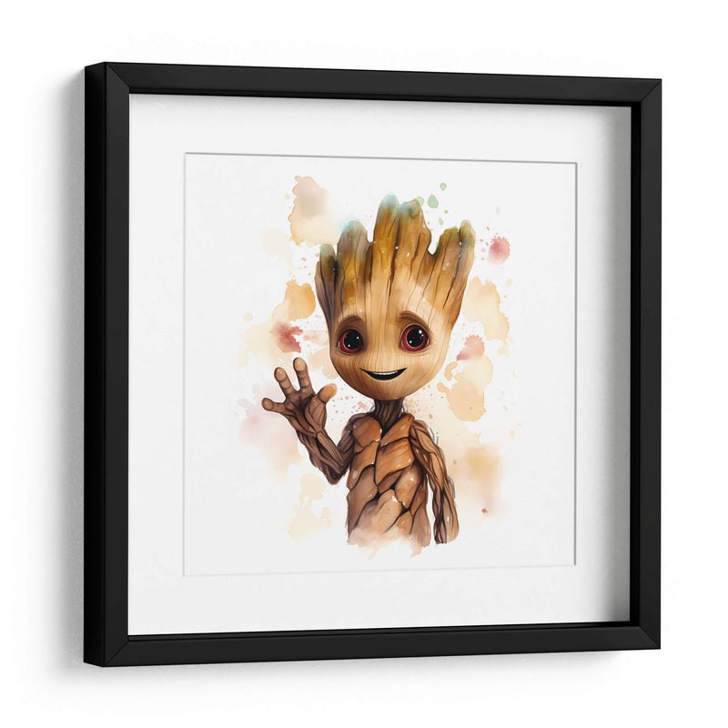 Hola Baby Groot II - Sophie P | Cuadro decorativo de Canvas Lab