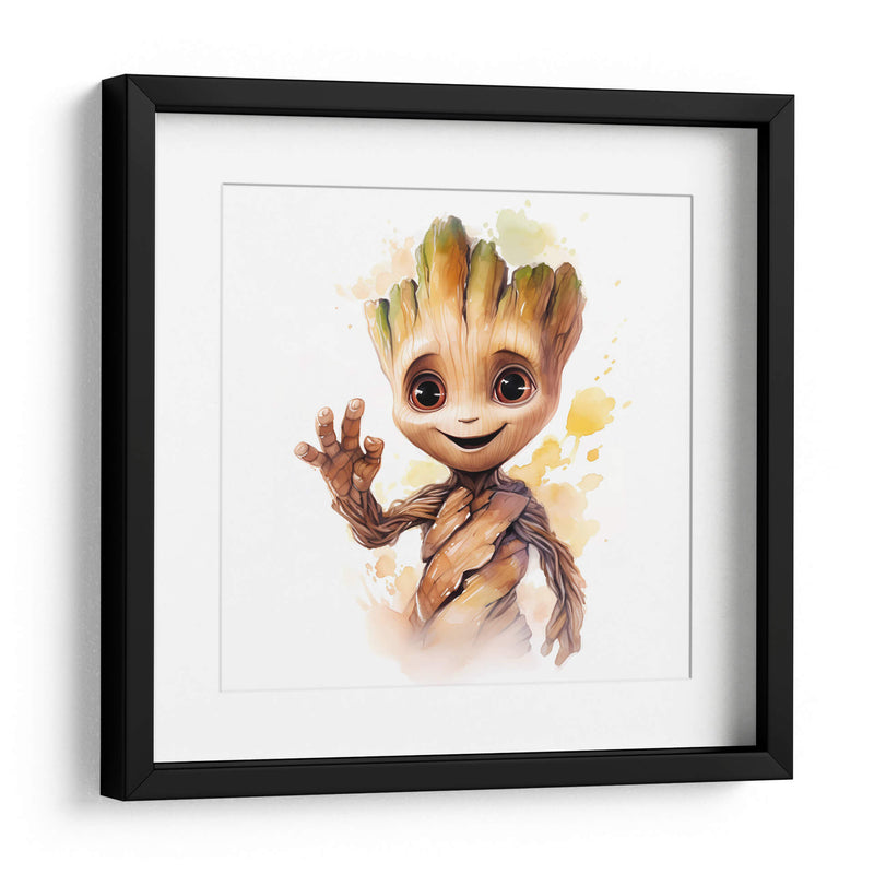 Hola Baby Groot III - Sophie P | Cuadro decorativo de Canvas Lab