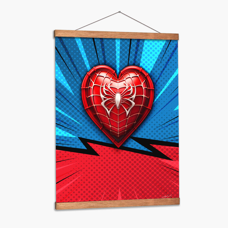 Corazón - Spider - DeLaVegaGaming | Cuadro decorativo de Canvas Lab