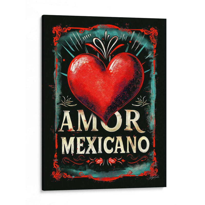 AMOR MEXICANO - DeLaVegaGaming | Cuadro decorativo de Canvas Lab