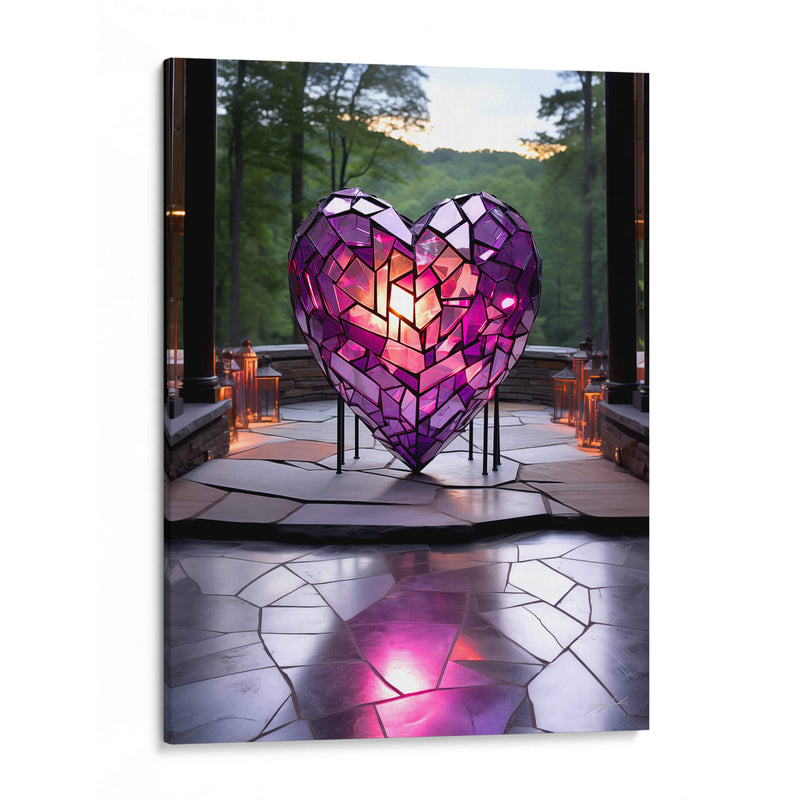 Corazón de Cristal - DeLaVegaGaming | Cuadro decorativo de Canvas Lab