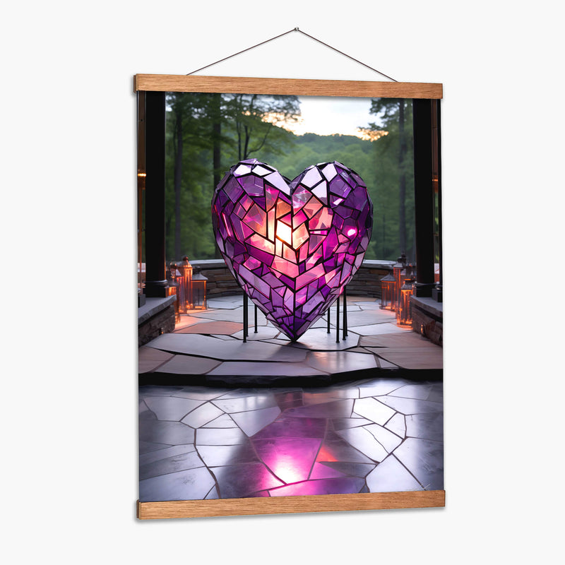 Corazón de Cristal - DeLaVegaGaming | Cuadro decorativo de Canvas Lab