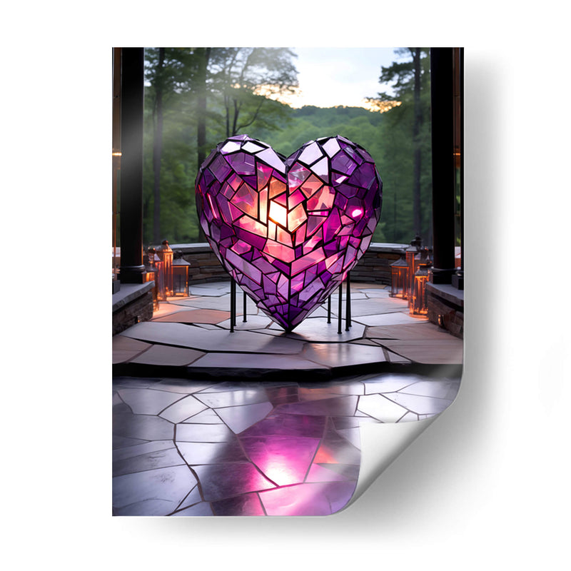 Corazón de Cristal - DeLaVegaGaming | Cuadro decorativo de Canvas Lab