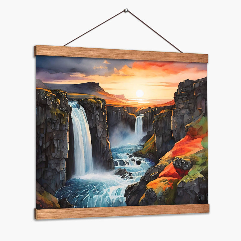 Sol de Medianoche en Islandia - Infiniity Art | Cuadro decorativo de Canvas Lab