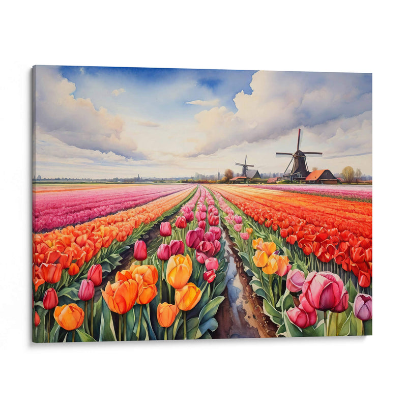 Campo de tulipanes en Holanda - Infiniity Art | Cuadro decorativo de Canvas Lab