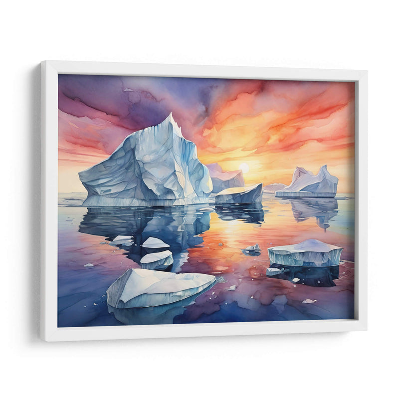 Atardecer en la Antártida - Infiniity Art | Cuadro decorativo de Canvas Lab