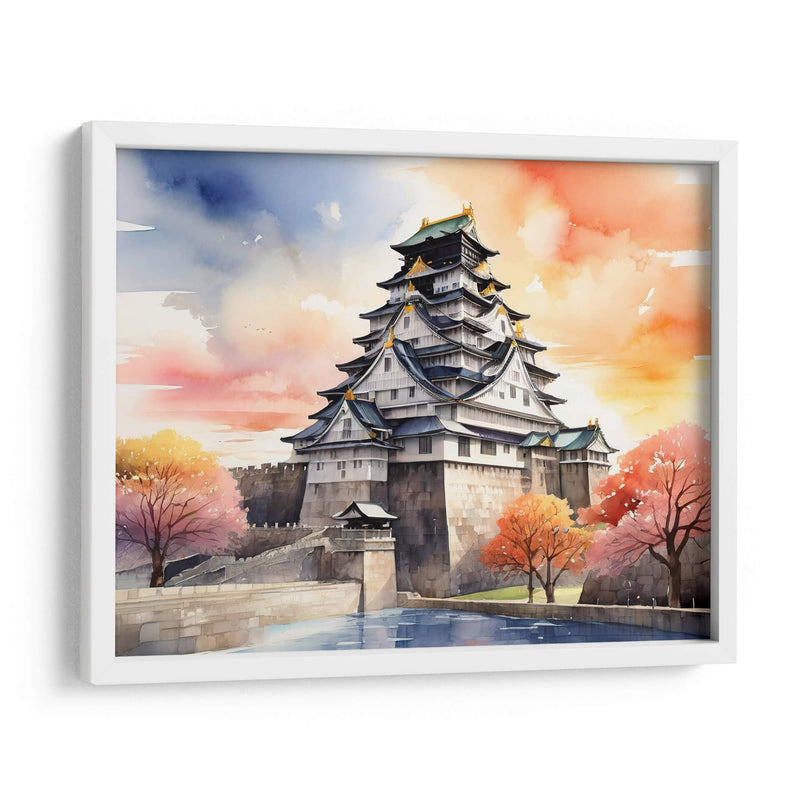 Castillo de Osaka - Infiniity Art | Cuadro decorativo de Canvas Lab