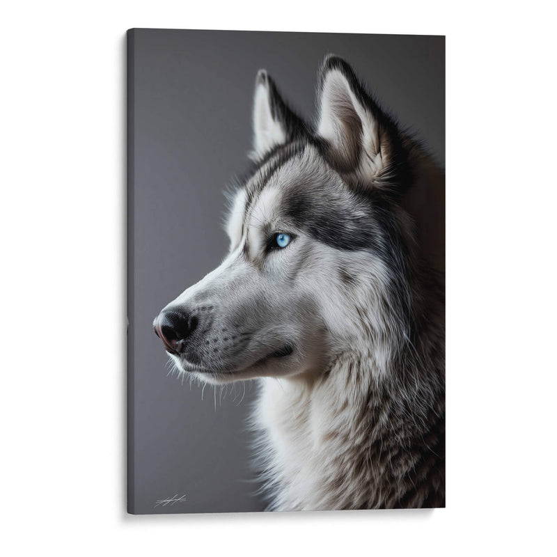 Belleza Animal - Husky - DeLaVegaGaming | Cuadro decorativo de Canvas Lab