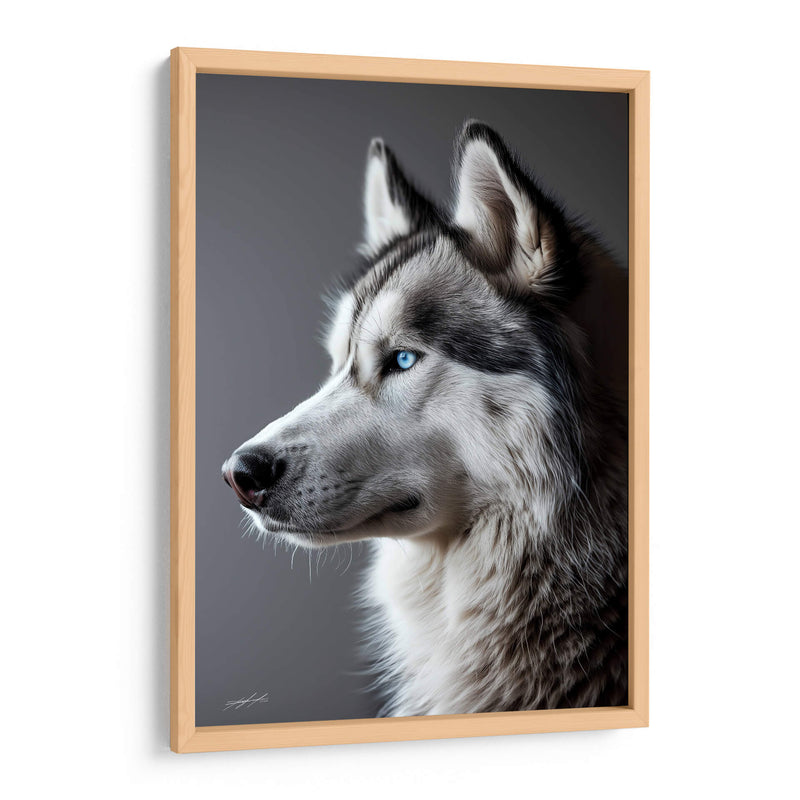 Belleza Animal - Husky - DeLaVegaGaming | Cuadro decorativo de Canvas Lab