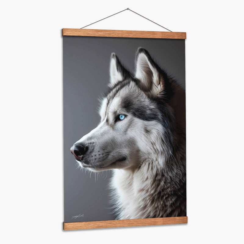 Belleza Animal - Husky - DeLaVegaGaming | Cuadro decorativo de Canvas Lab