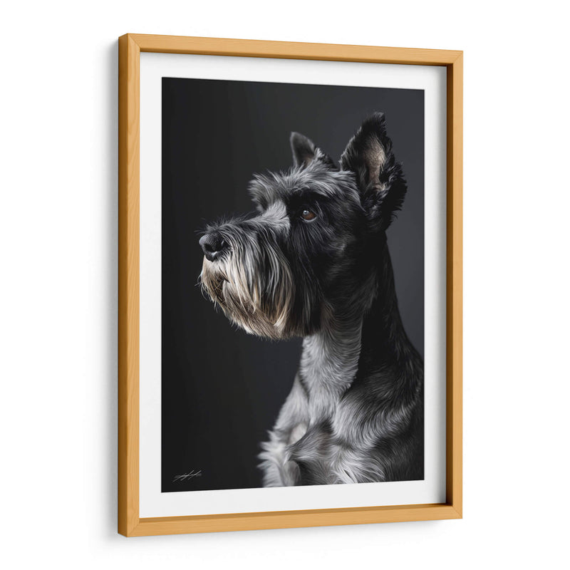 Belleza Animal - Schnauzer - DeLaVegaGaming | Cuadro decorativo de Canvas Lab