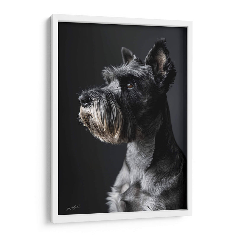 Belleza Animal - Schnauzer - DeLaVegaGaming | Cuadro decorativo de Canvas Lab