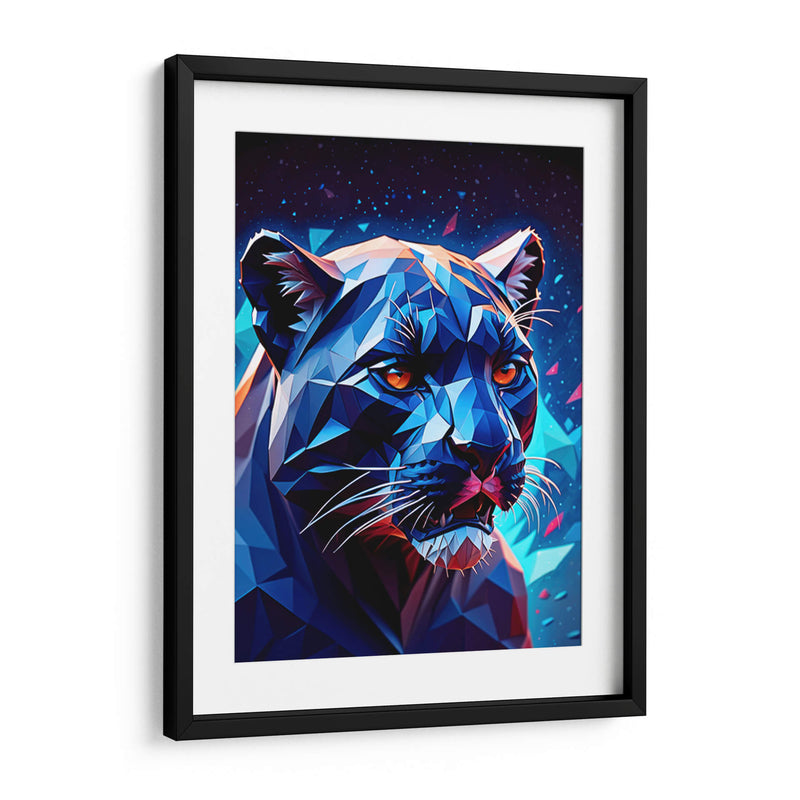 Puma geométrico  - Paltik Arte Digital | Cuadro decorativo de Canvas Lab