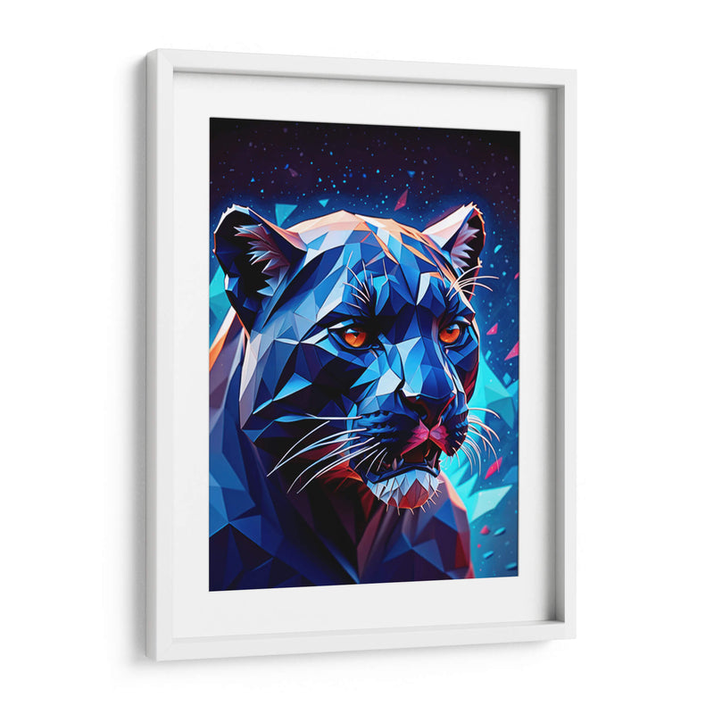 Puma geométrico  - Paltik Arte Digital | Cuadro decorativo de Canvas Lab