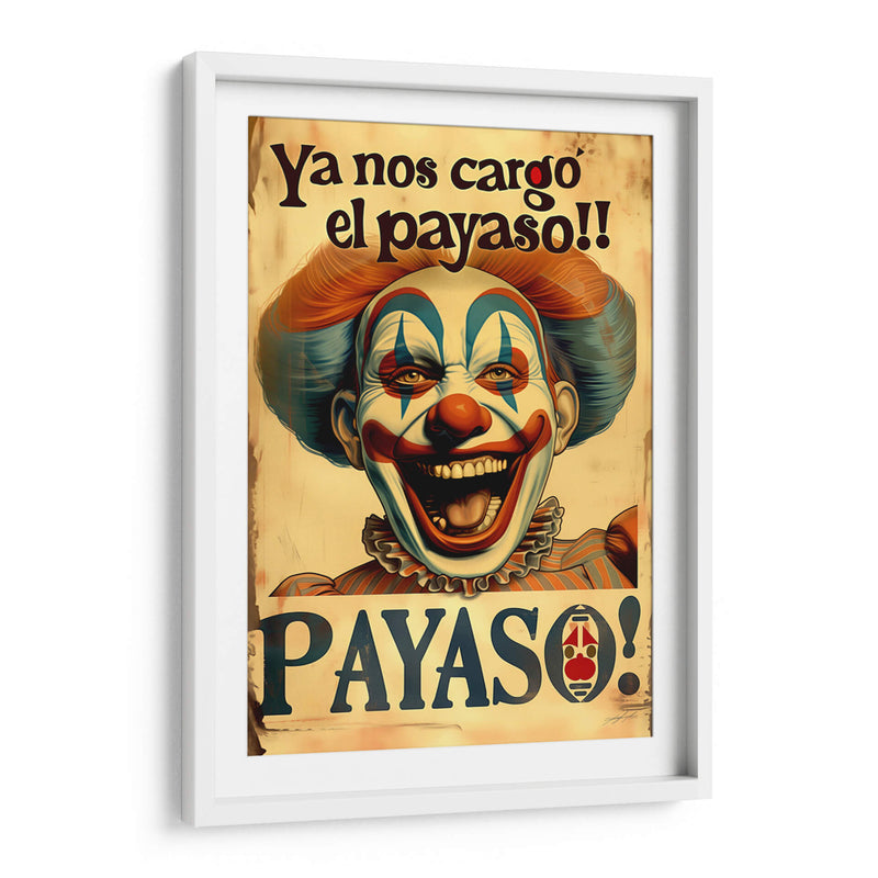Letreros Mexicanos - Payaso - DeLaVegaGaming | Cuadro decorativo de Canvas Lab