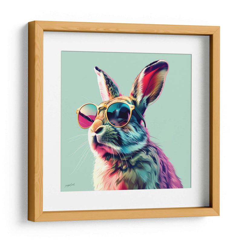 Animales Veraniegos - Conejo - DeLaVegaGaming | Cuadro decorativo de Canvas Lab