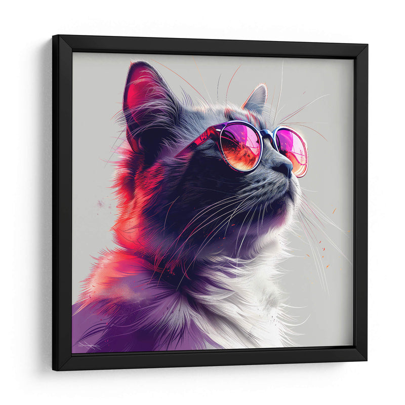 Animales Veraniegos - Gato - DeLaVegaGaming | Cuadro decorativo de Canvas Lab