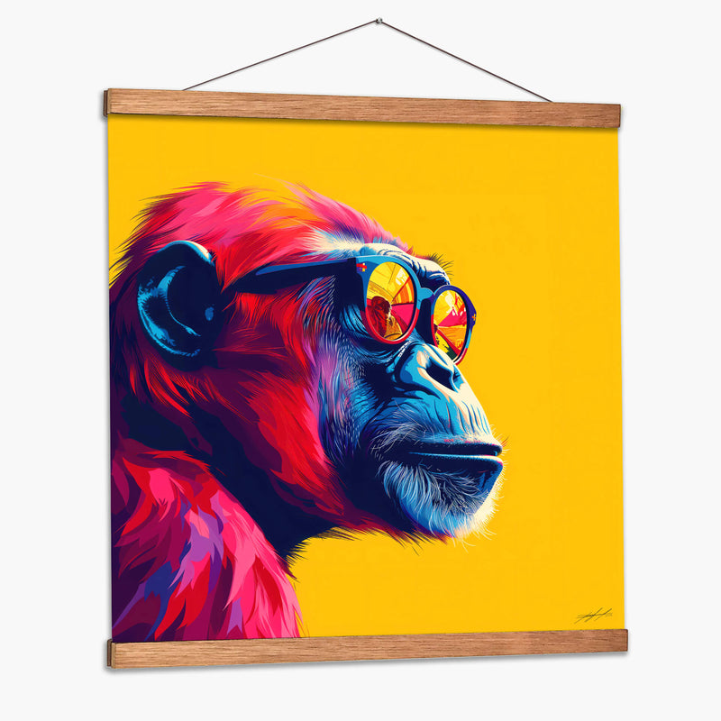 Animales Veraniegos - Mono - DeLaVegaGaming | Cuadro decorativo de Canvas Lab