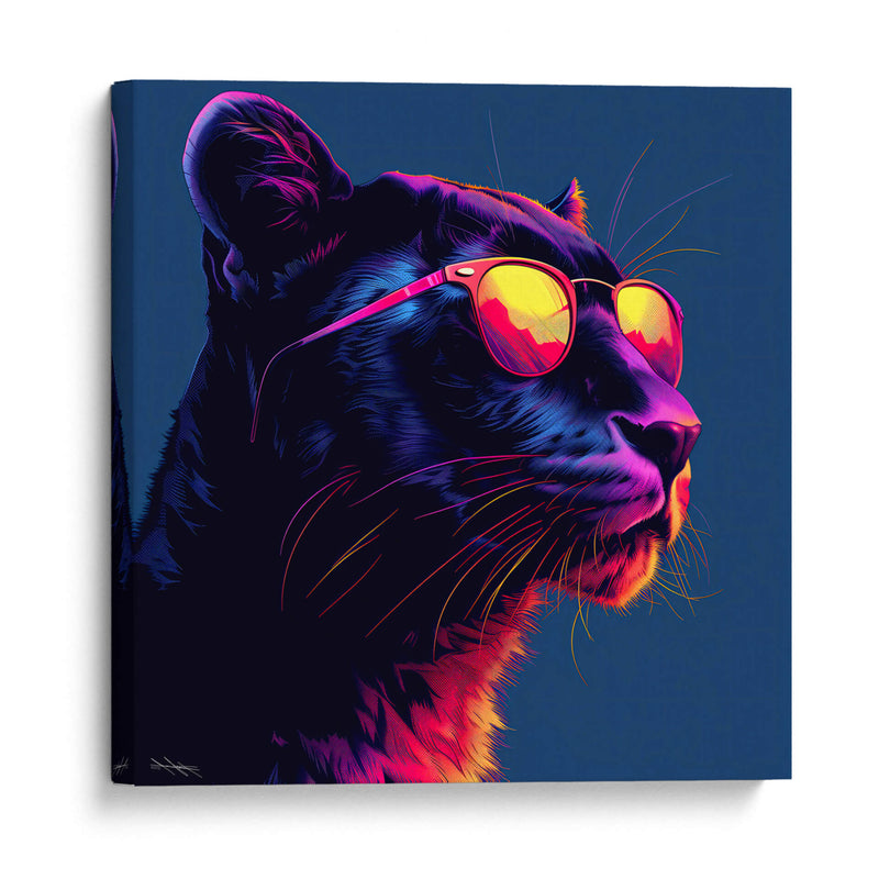Animales Veraniegos - Pantera - DeLaVegaGaming | Cuadro decorativo de Canvas Lab