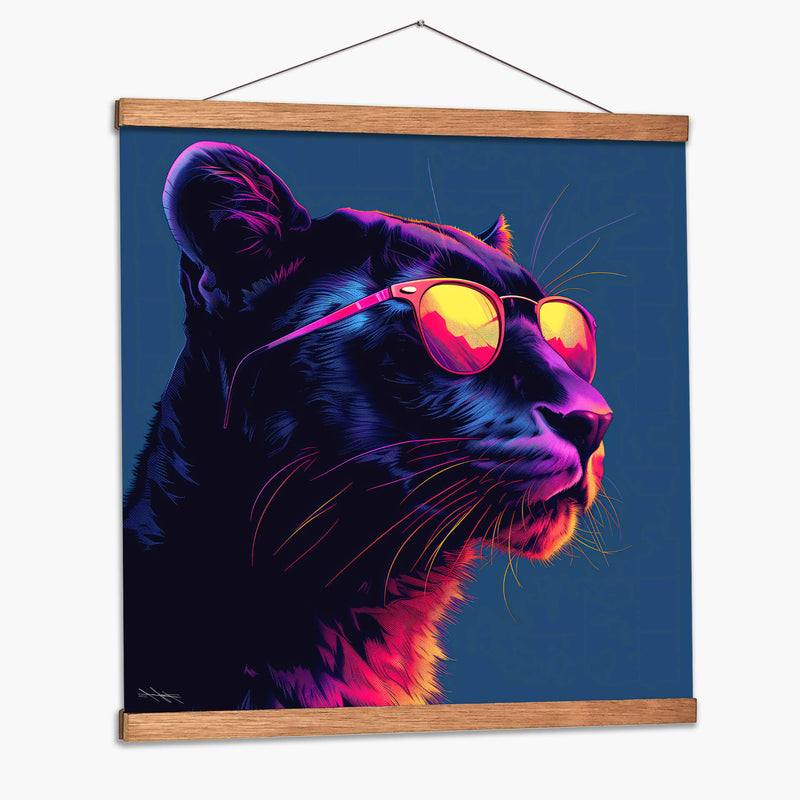 Animales Veraniegos - Pantera - DeLaVegaGaming | Cuadro decorativo de Canvas Lab