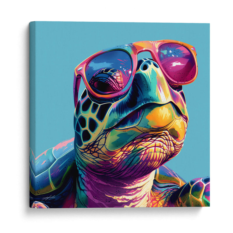 Animales Veraniegos - Tortuga - DeLaVegaGaming | Cuadro decorativo de Canvas Lab