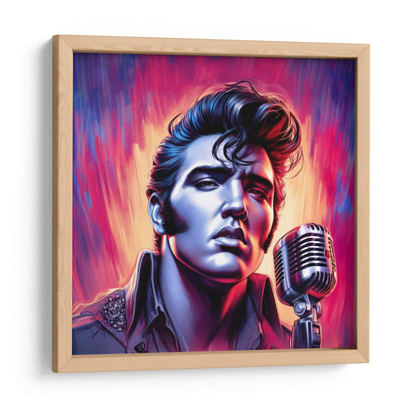 El Rey Elvis - Paltik Arte Digital | Cuadro decorativo de Canvas Lab