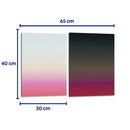 Polka dots, gradiente - Set de 2 - David Aste - Cuadro decorativo | Canvas Lab