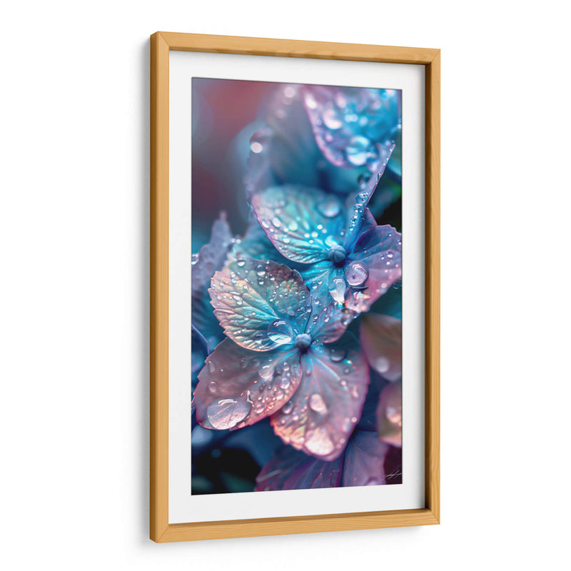 Hydrangea Iridiscente - DeLaVegaGaming | Cuadro decorativo de Canvas Lab
