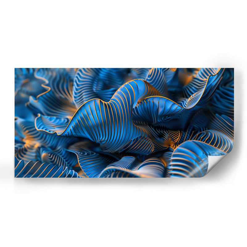 Movimiento - Azul - 2 - DeLaVegaGaming | Cuadro decorativo de Canvas Lab