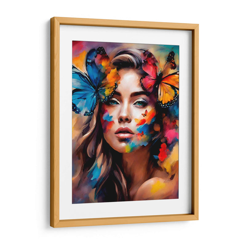 Mujer mariposa 2 - Lofty&Me | Cuadro decorativo de Canvas Lab
