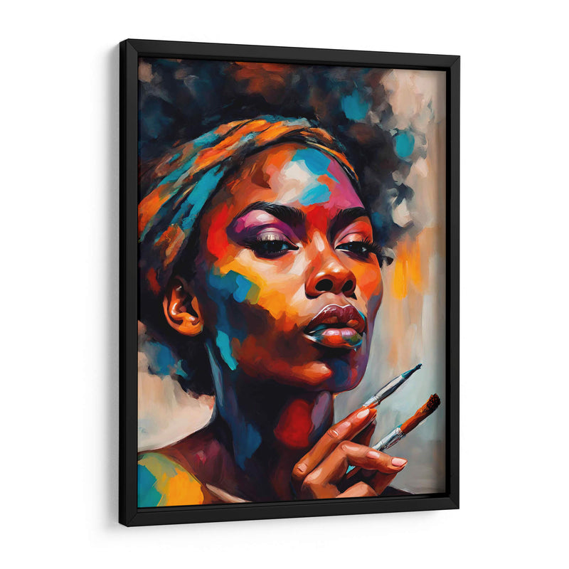 Mujer afro - Lofty&Me | Cuadro decorativo de Canvas Lab